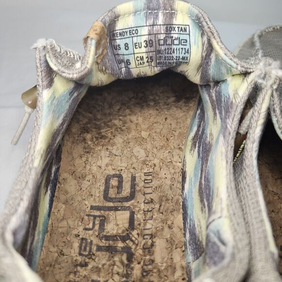 Men's Hey Dude Wally ECO Sox Desert Size 8 - Picture 7 of 13